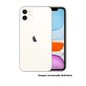 Iphone 11 64GB Apple Branco Seminovo 73% (FU)