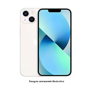 Iphone 13 128GB Apple Branco Seminovo 86% (MT)