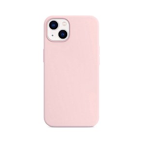 Capa Magsafe Iphone 13 Normal Couro Rosa Claro