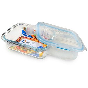 Pote Vidro Hermético Quality House 1.040ML