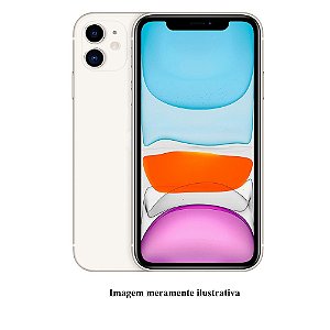 Iphone 11 128GB Apple Branco Seminovo 83% (MT)