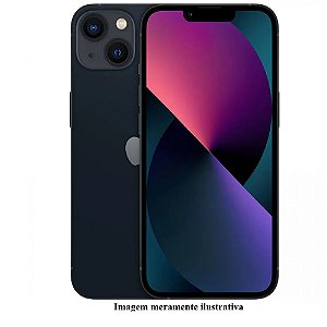 Iphone 13 128GB Apple Preto Seminovo 87% (FI)T)