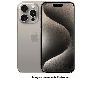 Iphone 15 Pro 128GB Apple Natural Seminovo 91% (FI)