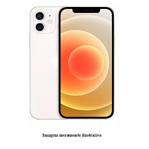 Iphone 12 128GB Apple Branco Seminovo 81% (FI)