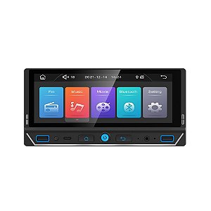 Central Multimídia Roadstar RS-686BR 1 DIN com Apple e Android CarPlay