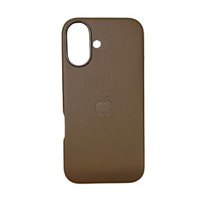 Capa Magsafe Iphone 16 Normal Couro Terra