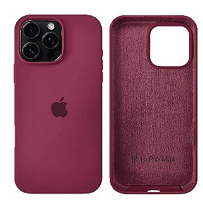 Capa Iphone 16 Pro Max Soft Protection Vinho