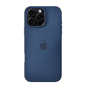Capa Iphone 16 Pro Soft Protection Azul Escuro