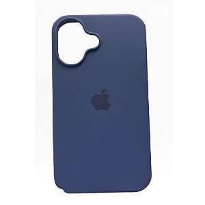 Capa Iphone 16 Normal Soft Protection Azul Escuro