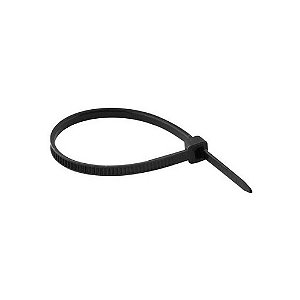 Abraçadeira Nylon Foxlux 4,8x200mm com 100 Preta