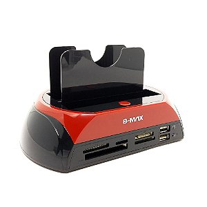 Leitor Dockstation B-max BM-753 HD/SSD Sata 3.0