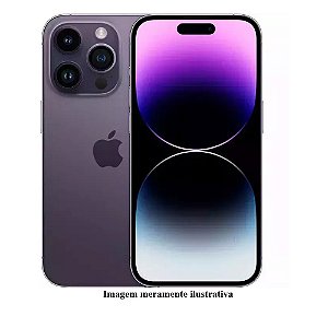 Iphone 14 Pro Max Apple 128GB Roxo Seminovo 91% (FI)