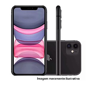 Iphone 11 64GB Apple Preto Seminovo 78% (MT)