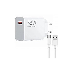 Carregador Xiaomi Tipo-C MDY-16-EF  Branco 33W