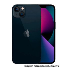 Iphone 13 128GB Apple Preto Seminovo 84% (FU)