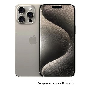 Iphone 15 Pro Max 256GB Apple Natural Seminovo 88% (FU)