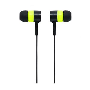 Fone de Ouvido Nenhum Ruído Lelong LE-0201 Preto e Verde