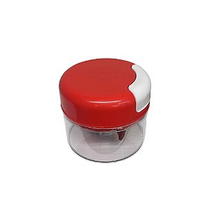 Mini Processador Manual Top Chef  TRC8696 200ML Vermelho