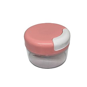 Mini Processador Manual Top Chef  TRC8696 200ML Rosa