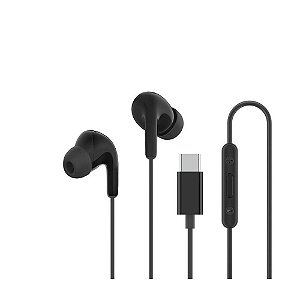 Fone Ouvido Intra Auricular Xiaomi M2413E1 Tipo-C Preto