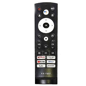Controle Remoto TV Hisense Smart Lelong LE-7337