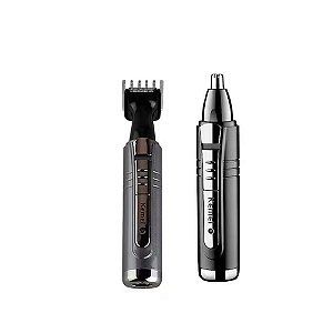 Aparador Pelos Nasal Kemei KM-6511 Preto