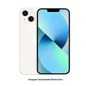 Iphone 13 128GB Apple Branco Seminovo 87% (FI)