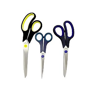 Kit 3 Tesoura Bomvink BOM-3301 3 Tamanhos