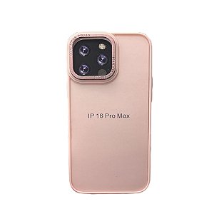 Capa Iphone 16 Pro Max Super Cristal Rosa