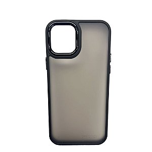 Capa Iphone 12  Super Cristal Preto