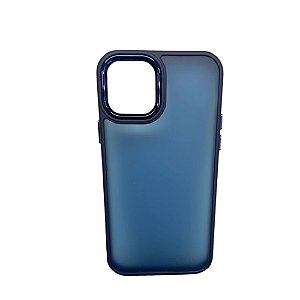 Capa Iphone 12  Super Cristal Azul