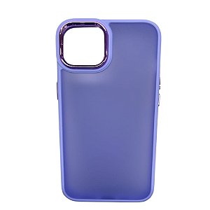 Capa Iphone 14  Super Cristal Lilás