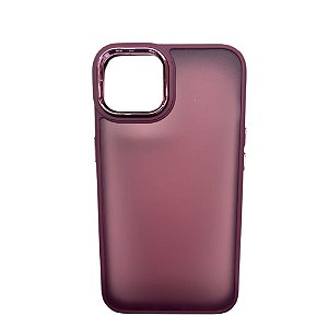 Capa Iphone 14  Super Cristal Roxo