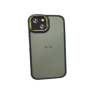 Capa Iphone 15  Super Cristal Verde