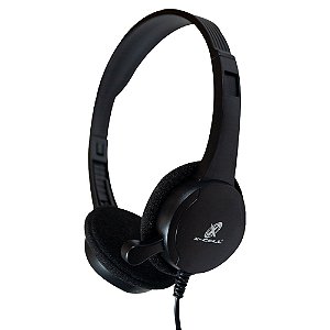 Headset X-Cell XC-HS15 com Fio Preto