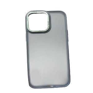 Capa Iphone 16 Pro Max  Super Cristal Azul