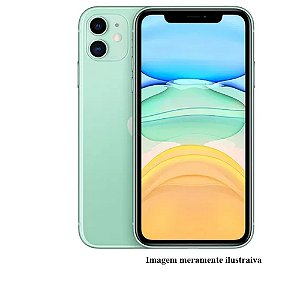 Iphone 11 128GB Apple Verde Seminovo 76% (FU)
