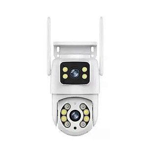 Câmera Ip Speed Dome Jortan AJ-A14-B Lente Dupla 2 Antenas