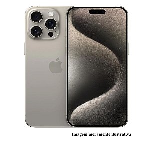 Iphone 15 Pro Max 256GB Apple Natural Seminovo 88% (MT)
