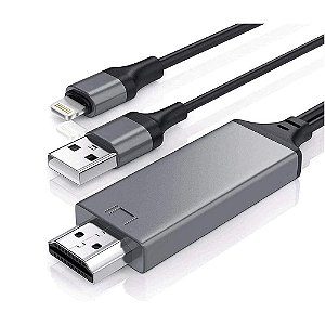 Adaptador Conversor Lightning x HDMI FY FY-882 2 Metros