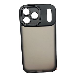 Capa Iphone 17 Pro Max Super Cristal Preto