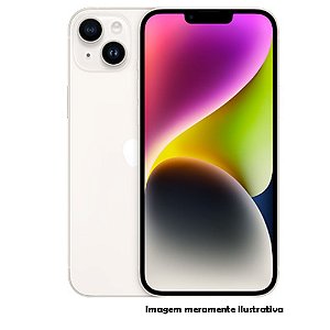 Iphone 14 Plus 128GB Apple Branco Seminovo 90% (FI)
