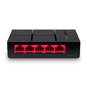 Switch Mercusys 5 Portas MS105G Gigabit Preto