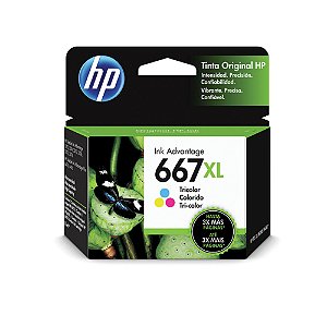 Cartucho de Tinta Hp 667XL 8Ml Colorido