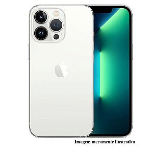 Iphone 13 Pro Max 128GB Apple Prata Seminovo 81% (MT)