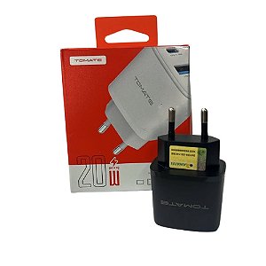 Carregador Tomate TT-2008 20W Branco