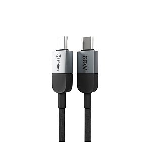 Cabo USB Tipo C X Tipo C Hprime Boost60 1,2 Metros Grafite