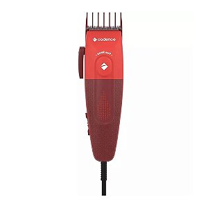 Máquina Cortar Cabelo Cadence CAB183 127V Vermelha
