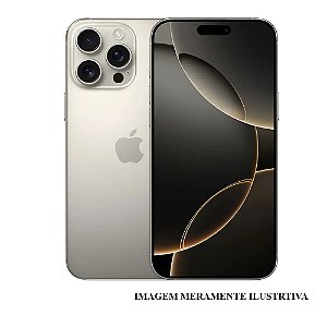Iphone 16 Pro 128GB Apple Natural Seminovo 100% (FI)