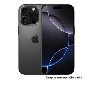 Iphone 16 Pro 128GB Apple Preto Seminovo 100% (MT)